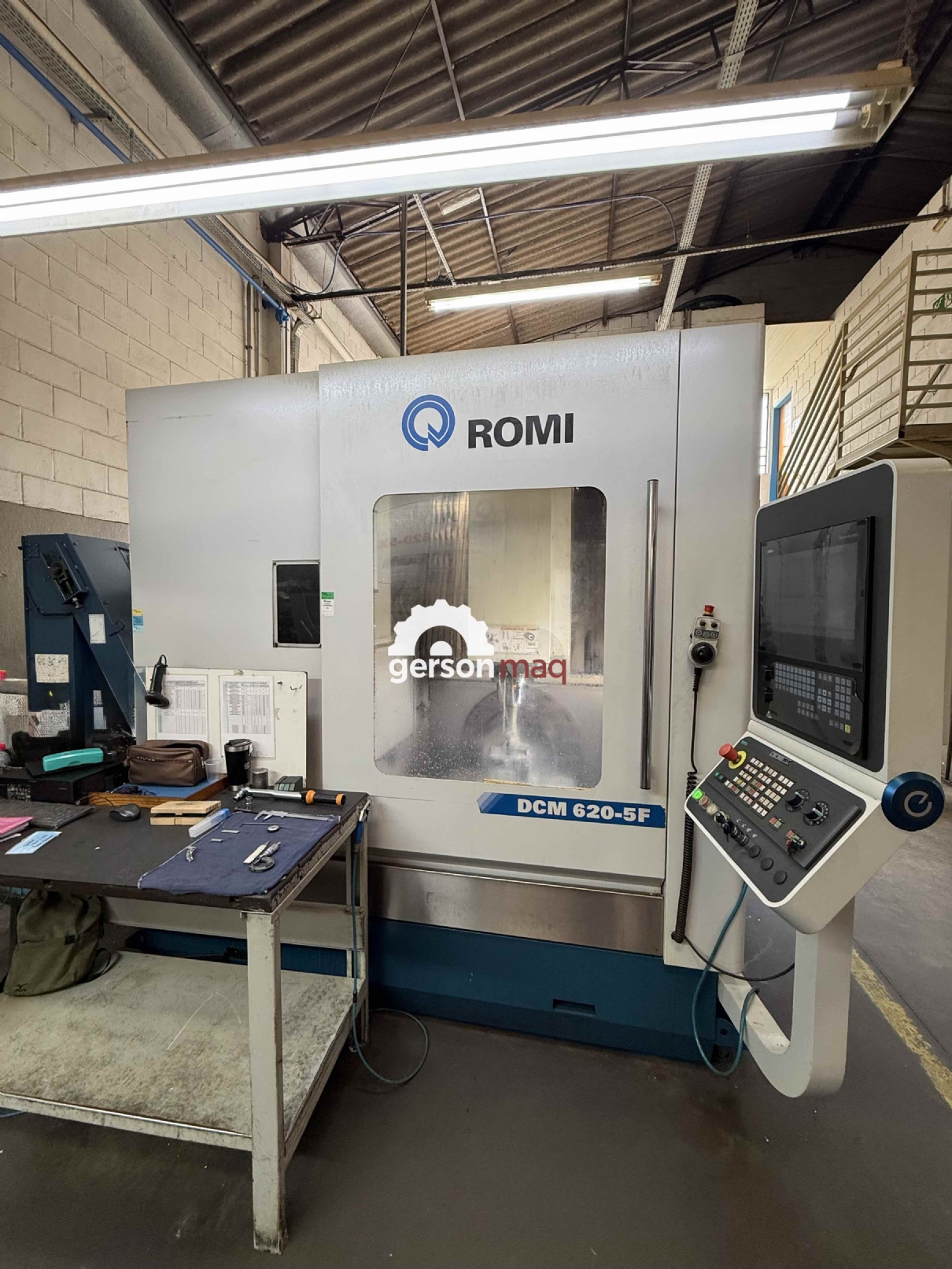 CENTRO DE USINAGEM 5 EIXOS ROMI DCM620 F - ANO 2018